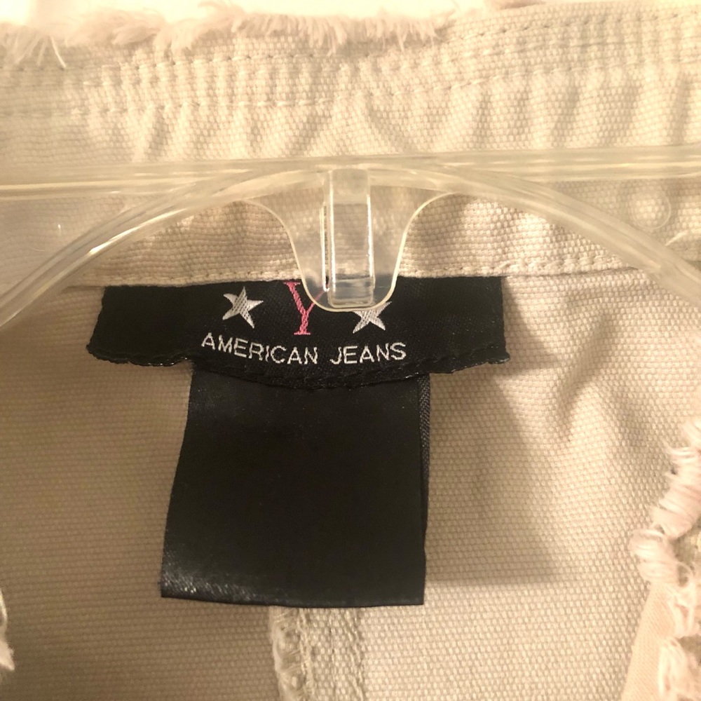 American Jeans Beige Jean Jacket - Picture 2 of 12